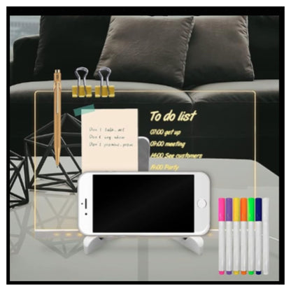 3D Acrylic Writing Pad with Pen