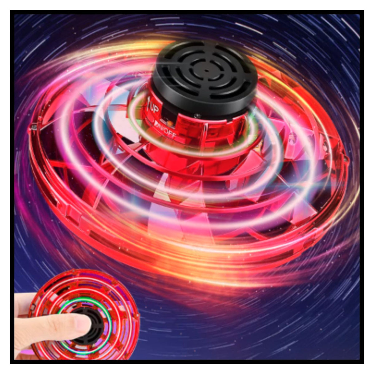 Mini UFO Flying Spinner Toy
