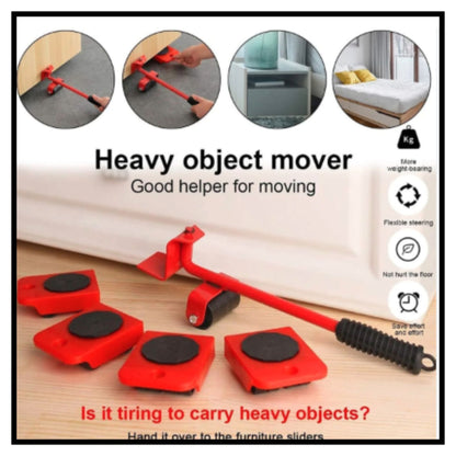 Adjustable Heavy Furniture Lifter Shifter Tool for Furniture Household Furniture Lifter and Rollers Set for Home Appliance