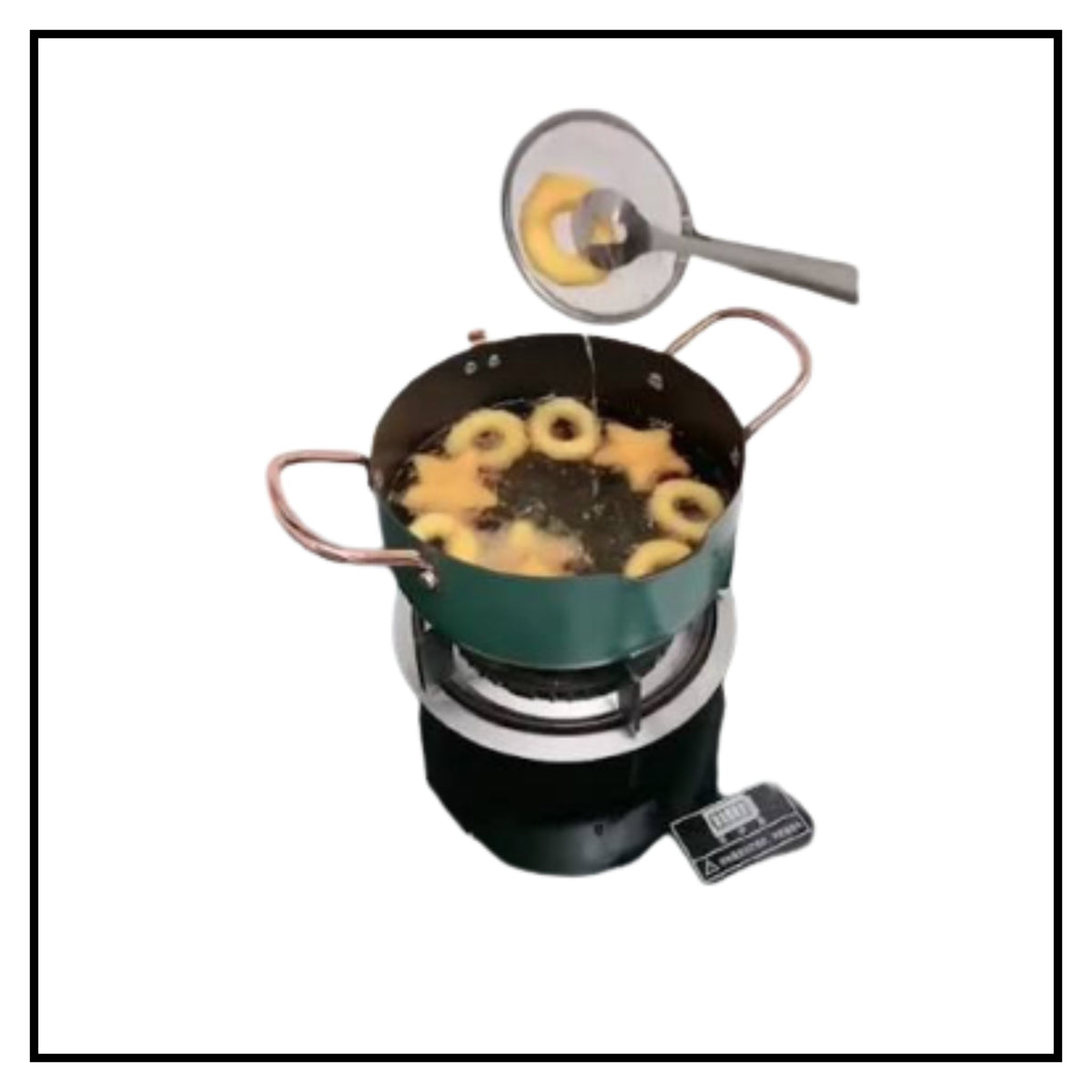 Multi-Functional 2 in 1 Fry Tool Filter Spoon Strainer with Clip