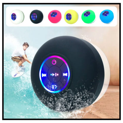 RGB लाइटों वाला मिनी ब्लूटूथ शावर ऑडियो डिवाइस