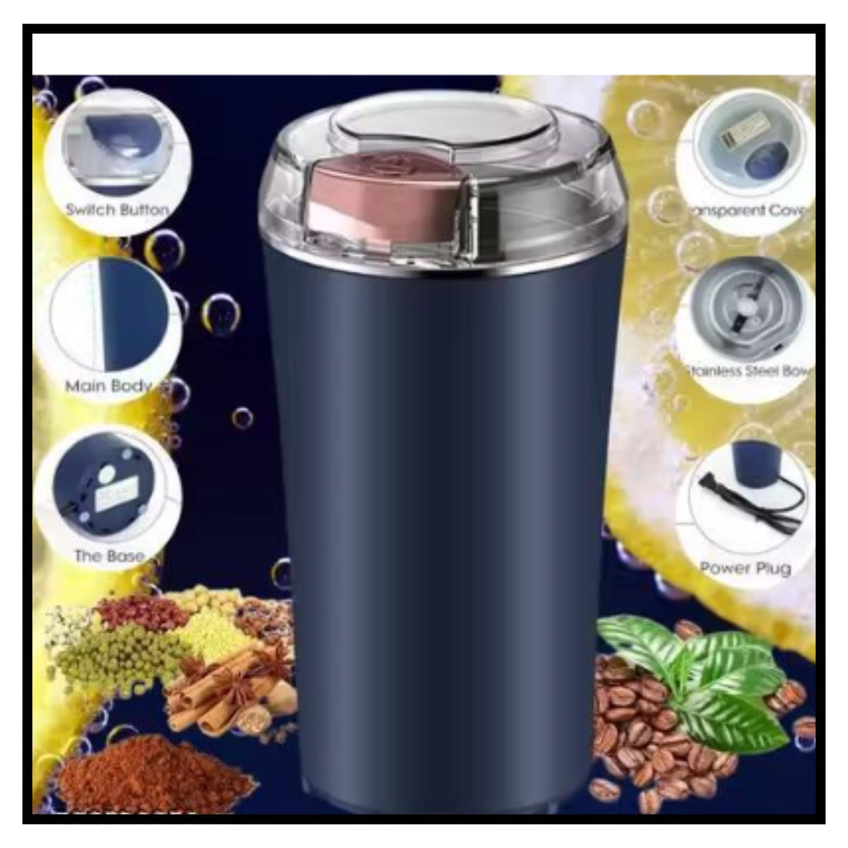 Multifunctional Electric Coffee Grinder