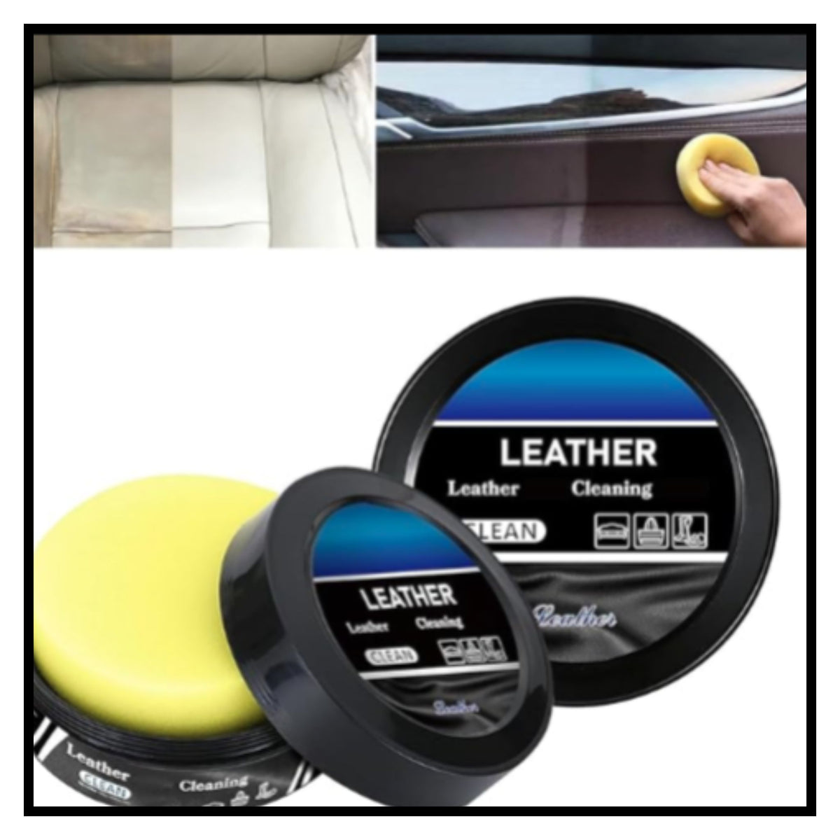 Leather Care Cleaning Paste(Pack of 2)