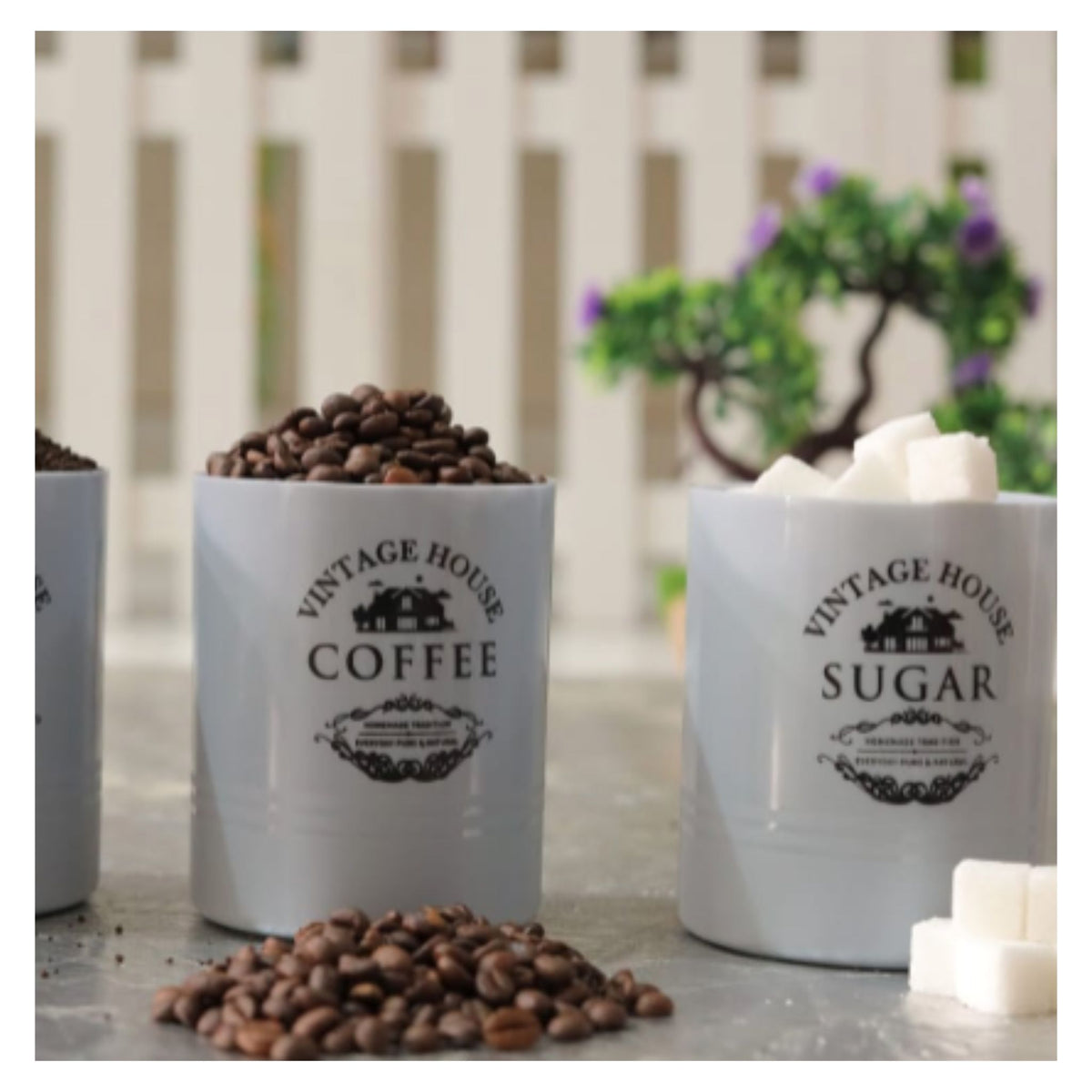 Tea Sugar Coffee Container