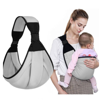 Baby Sling Carrier Adjustable Baby Holder Carrier Baby Half Wrapped Sling Hip Carrier Breathable Cotton Mesh Fabric for Newborn