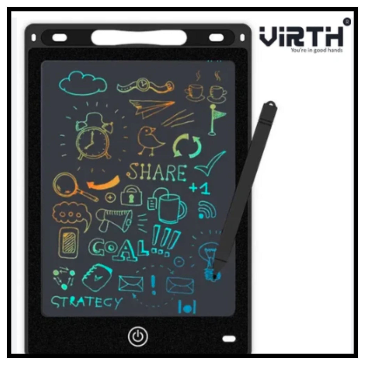 Digital Writing Tablet 8.5 Inch Rewritable Erasable Paperless Memo Writing Tablet