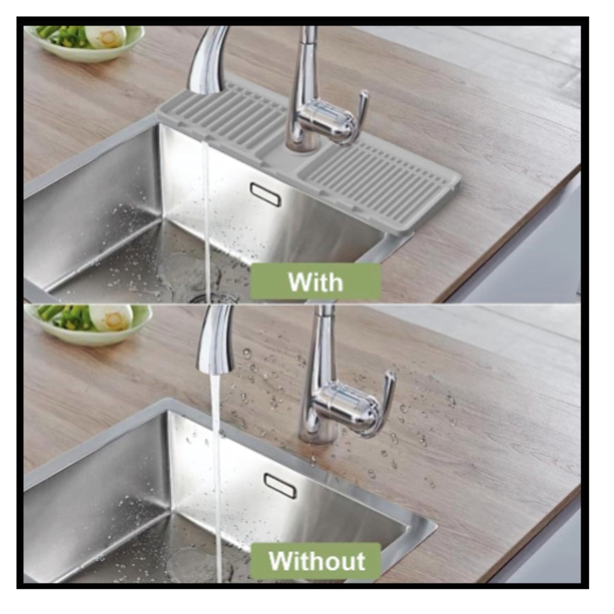 Silicone Sink Faucet Mat Sink Splash Guard