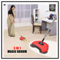 Floor Dust Cleaning MOP Broom with Dustpan Multi Functional Broom Machine for Home & Office