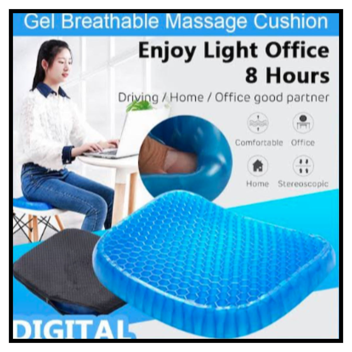 Egg Gel Seat Cushion