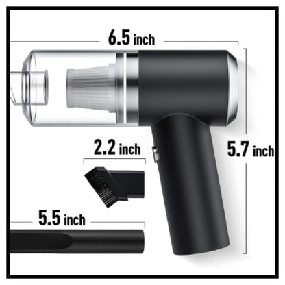 Vacuum Cleaner Dust Collection/Lighting 2 in 1 Car Vacuum Cleaner Vacuum Cleaner Home Car Dual-use Portable USB Rechargeable Set of 1