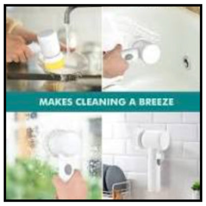 5 in 1 Magic Brush Electric Scrubber