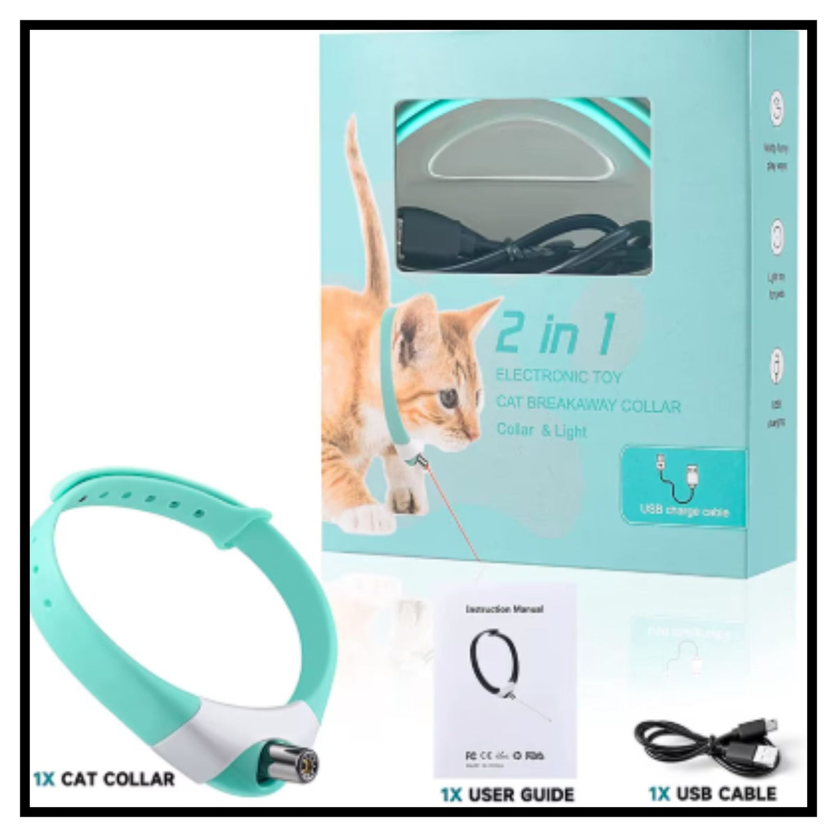 Automatic Cat Toys with LED Light