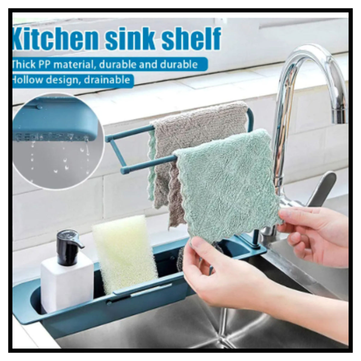 Kitchen Sink Sponge Holder