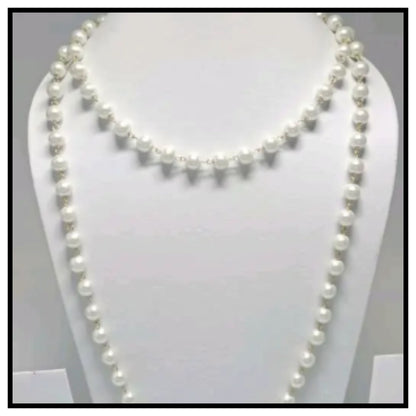 Pearl Studded & Beaded Jewellery Set with watch