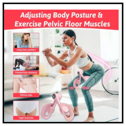 Thigh Master - Thigh and Pelvic Floor Trainer, Portable Pilates Equipment for Weight Loss and Toning