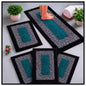 2Pcs Cotton Kitchen Mats for Floor Waterproof, Kitchen Runner Carpet for Floor, Rug for Kitchen
