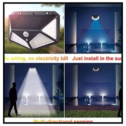 Latest Solar Lights for Garden 100 LED Motion Sensor