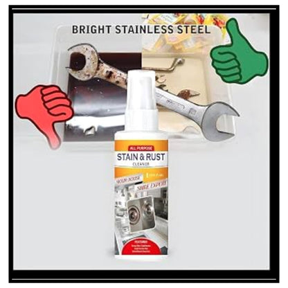 Stain and Rust Removal Spray Cleaning Solution (Pack of 2)