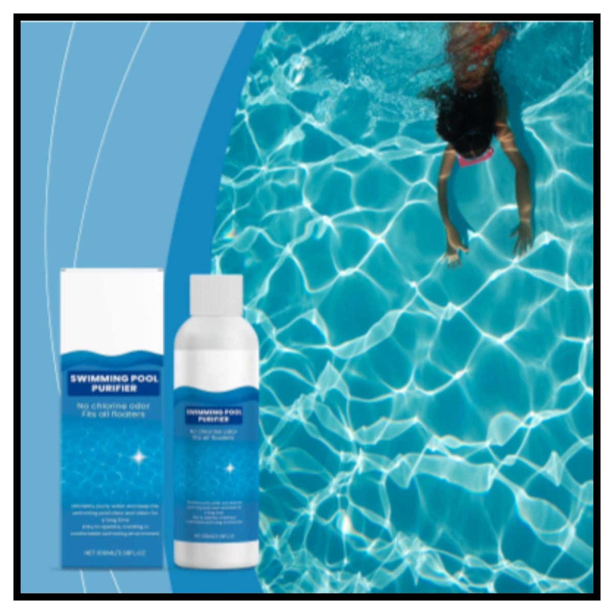 swimming pool purifying liquid(Pack of 2)