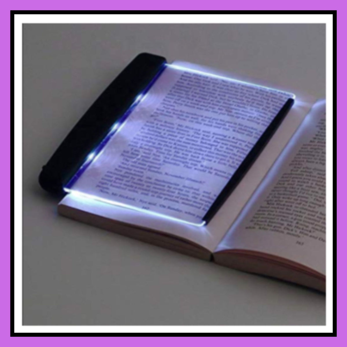 📚 Rechargeable LED Panel Book Reading Light with 3 Color Modes for Night Study – Eye Safe Clip Light