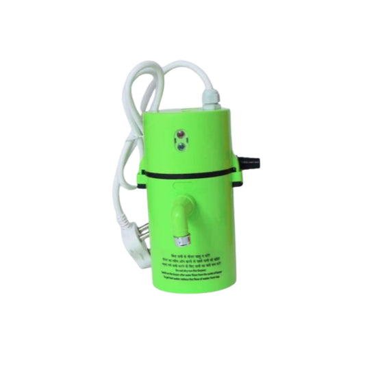 🔥 Portable Water Heater – Bright Green Instant Immersion Water Heater Rod with Power Cord and Hook on White Background for Quick Heating
