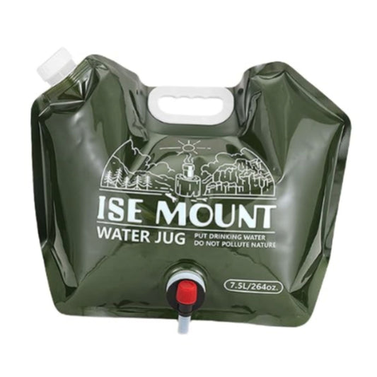 ISE MOUNT 7.5L Collapsible Water Jug Dark Green Bag