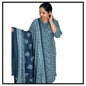 Woman wearing Kareena green Mcotton churidar kurta pant dupatta set