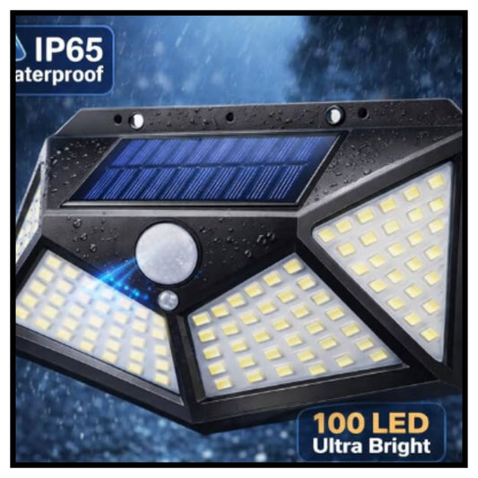 100 led solar lights for garden with motion sensor waterproof