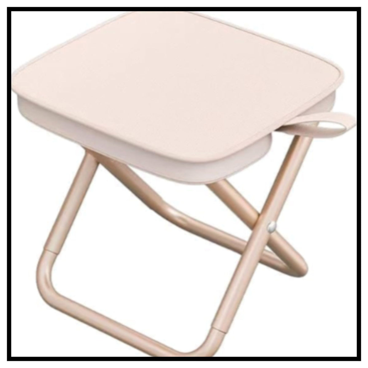 🪑 Portable Folding Camping Stool Lightweight – Compact Foldable Stool with Cushioned Seat for Camping Fishing Travel and Outdoor Use
