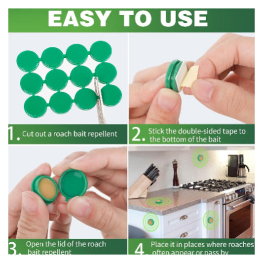 cockroach repellent gel 12 pcs pack of 2 for kitchen