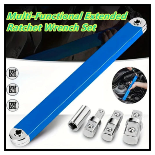 Double sided bionic extension wrench for home repair automotive plumbing and DIY work