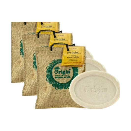 goat milk vitamin e cream soap 150gm bag coconut oil handmade natural pure soap pack of 3