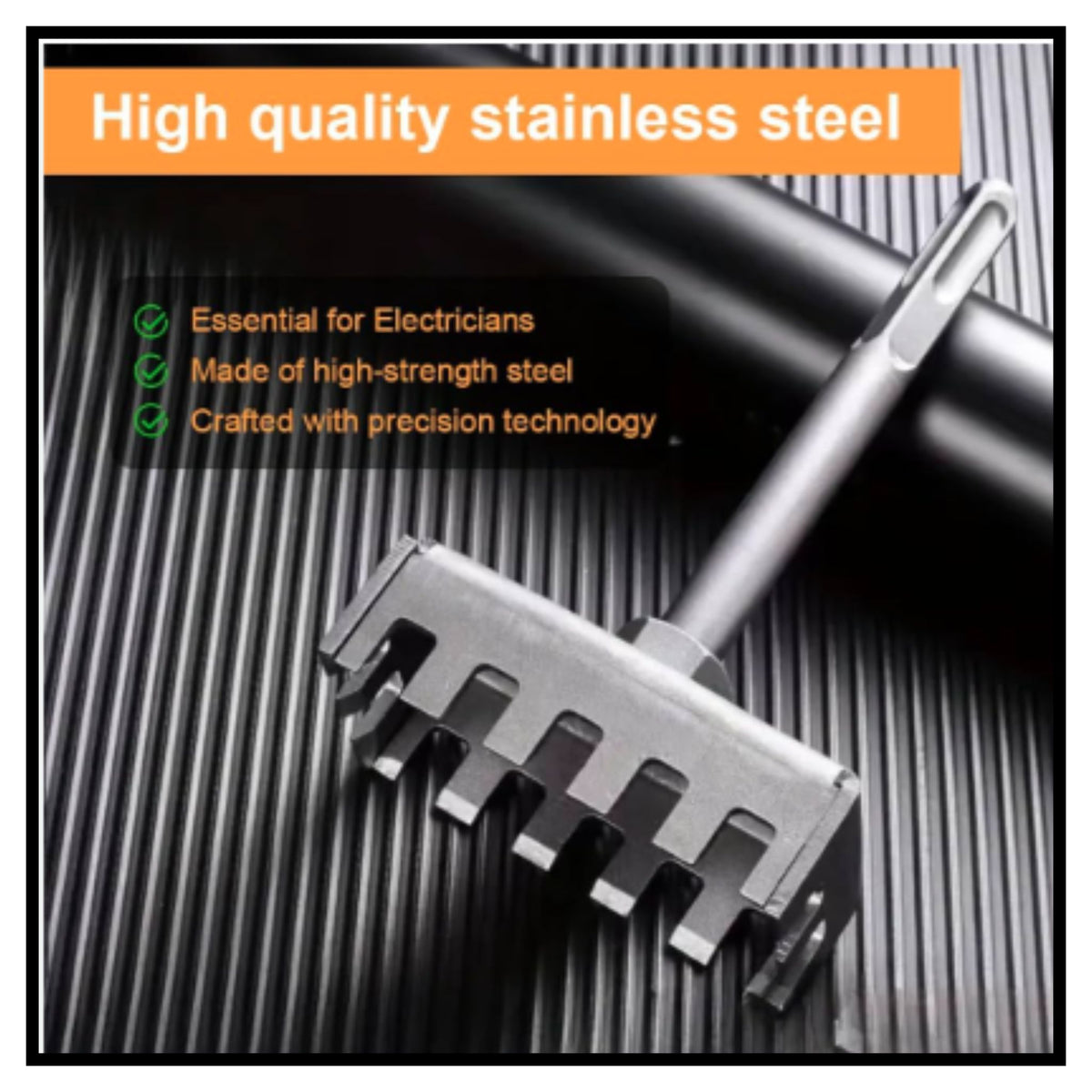 High quality stainless steel hammer square hole cutter opener tool for 86 type electrical box and junction boxes