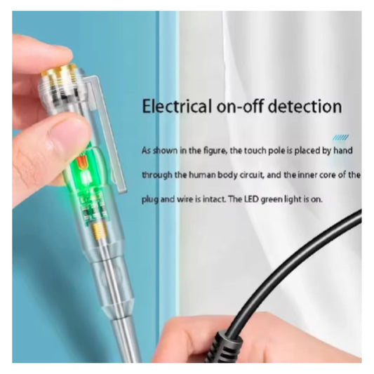 high brightness intelligent voltage tester pen multi function led test pen with screwdriver electrical detection