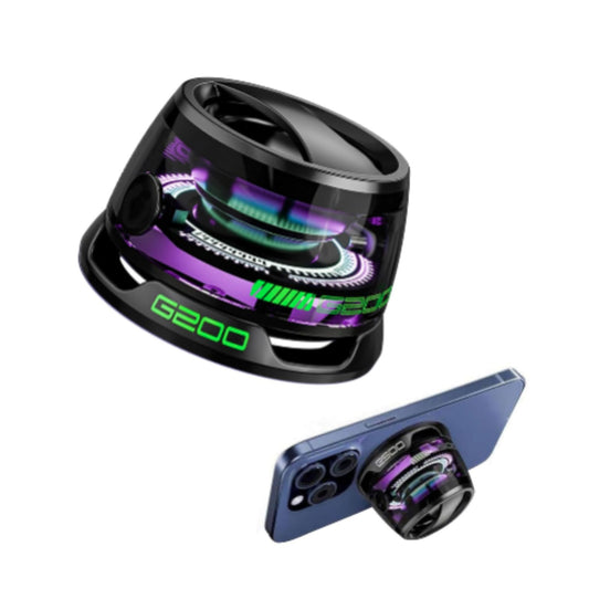 G200 Magnetic Bluetooth 5.3 Mini Speaker - Portable RGB Light Speaker with Powerful Bass for Travel
