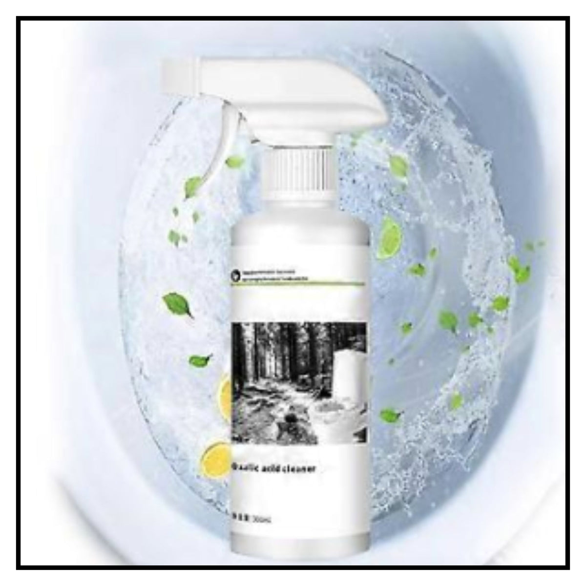 Oxalic acid stain removal spray for bathroom tiles