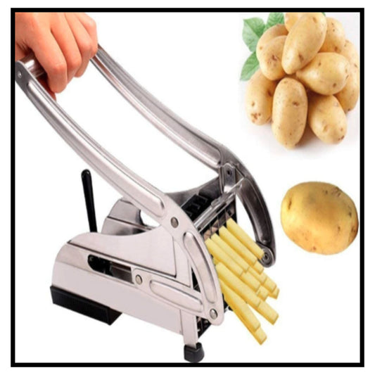 Stainless steel french fries potato chips cutter manual press for home kitchen